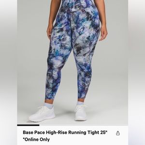 Lululemon Base Pace 25in Inseam Legging